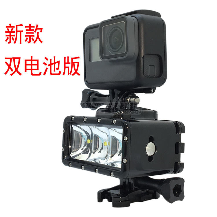 SUPTIG gopro hero7/6/5潛水燈LED防水補光燈水下照明燈gopro配件