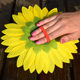 Sunflower dance children's opening ceremony props holding flowers