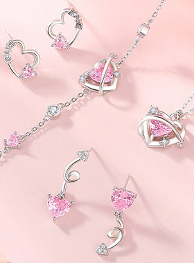 心之所向锁骨项链纯银小众