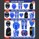 Jingpai Sanda fighting protective gear full set of mask and head protection