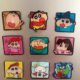 Cartoon anime refrigerator magnet creative acrylic