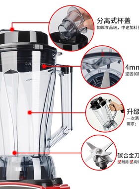 象好SH-998商用沙冰机现磨豆浆机无渣奶茶店果汁榨汁碎冰沙料理机