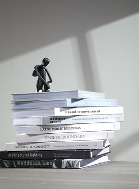 英文样板房间展厅软装摆件