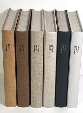 英文样板房真书纹理封面装饰摆件