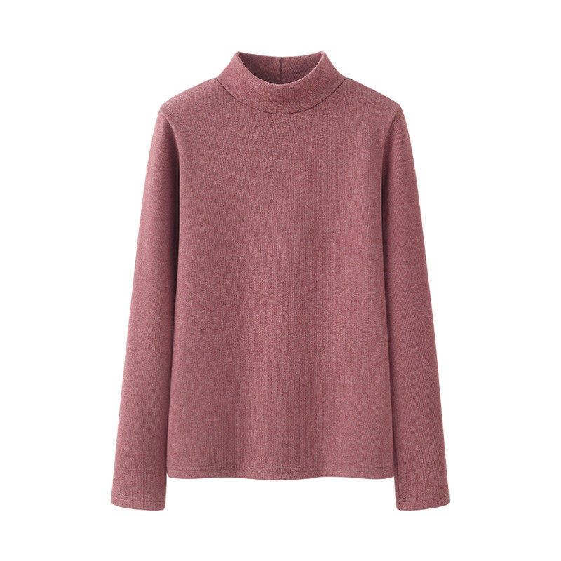 艾米恋德绒半高领秋冬修身打底衫 艾米恋T恤