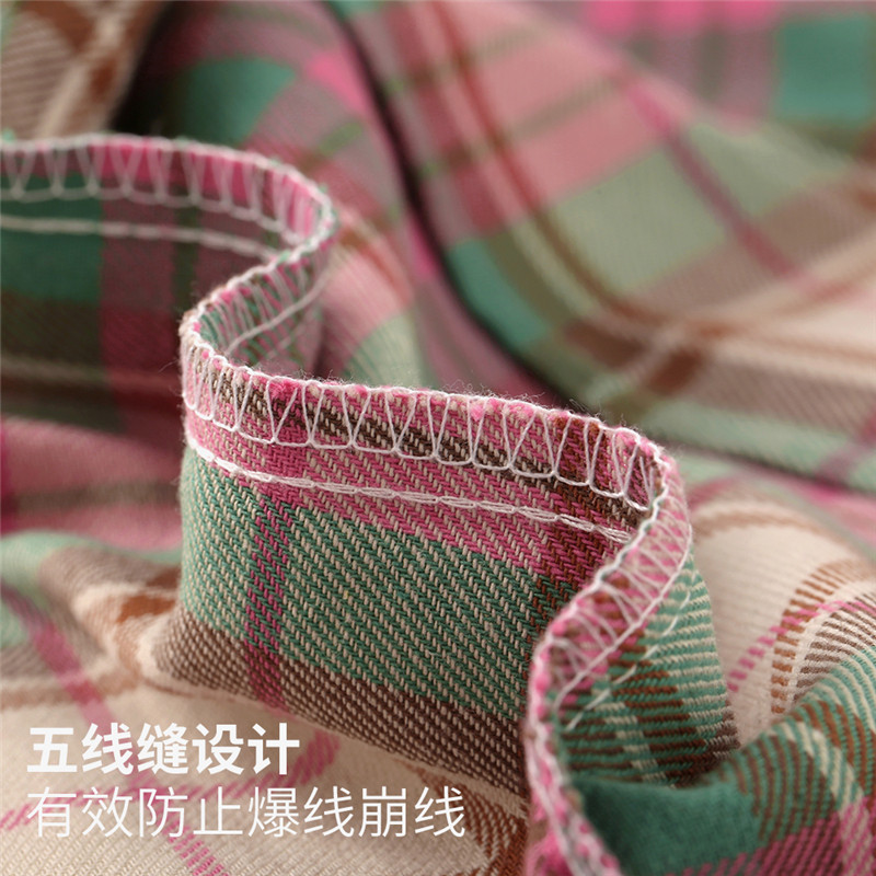 艾米恋格子秋冬新款长袖宽松衬衫 艾米恋衬衫