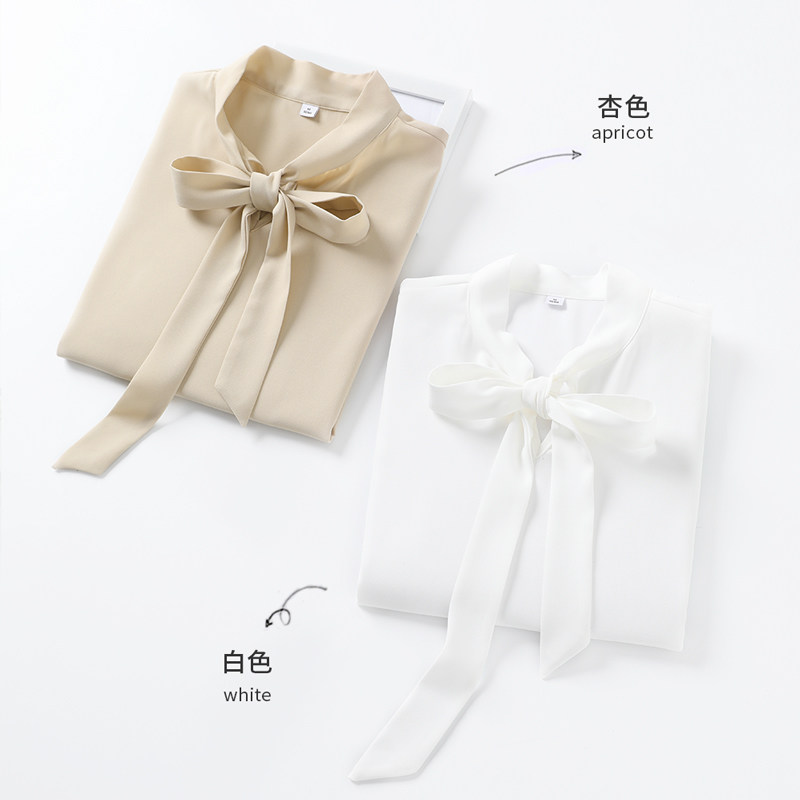 艾米恋蝴蝶结设计感小众春秋衬衫 艾米恋衬衫