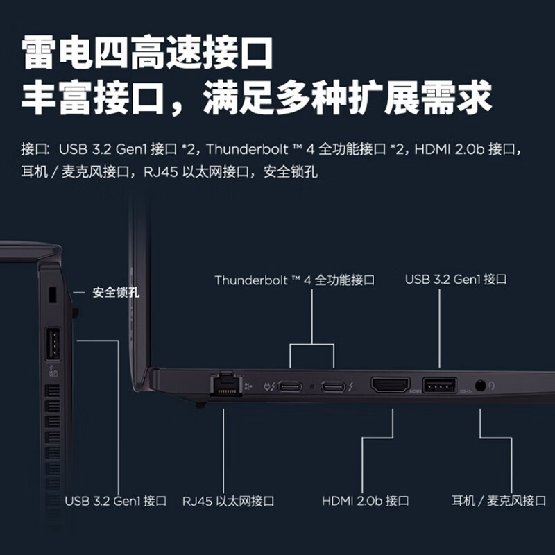 联想ThinkPad T14P T14 T16 2023款高端商务办公轻薄笔记本电脑 - 图2