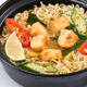 Imported from Thailand, Yangyang Tom Yum Goong thick soup noodles are sour and spicy.