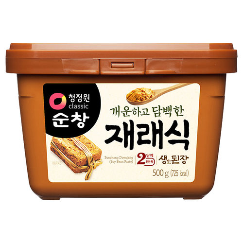 韩国进口清净园传统生大酱韩式大酱汤专用酱东北黄豆酱大豆酱大酱 - 图0