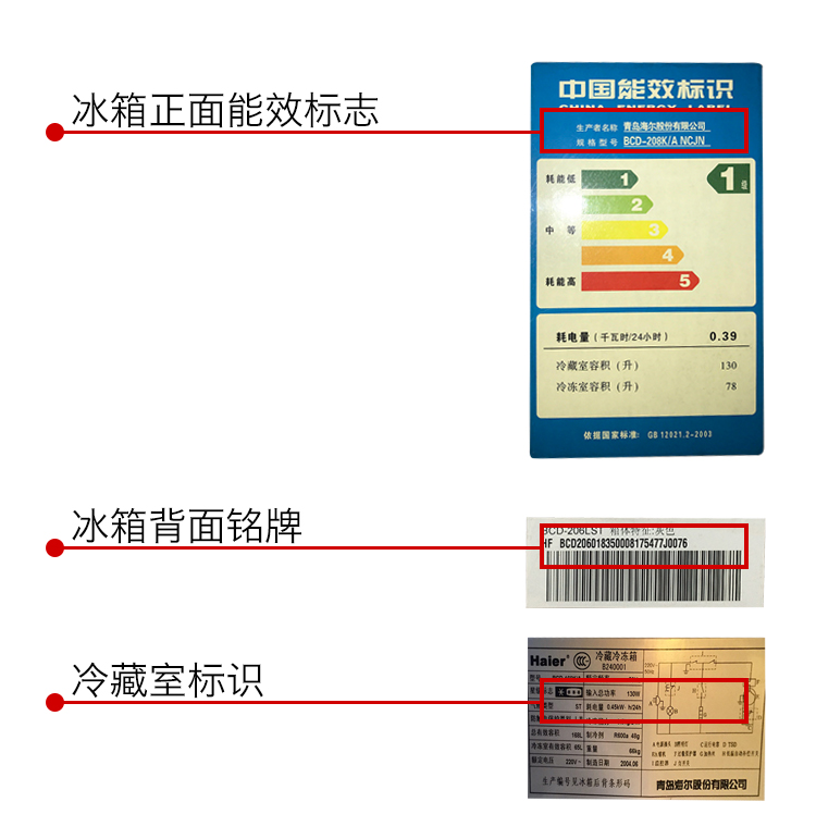 通用冰箱门封条海尔美菱美的新飞容声奥马海信BCD冰箱密封条磁圈 - 图0