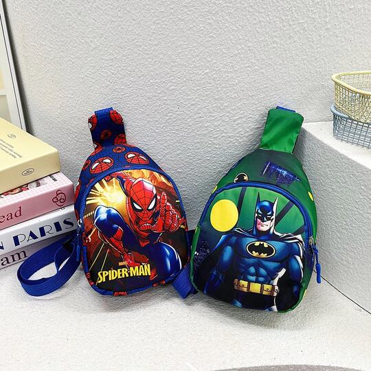 New cartoon children's bag, cute and ultra-light little boy going out, Ultraman chest bag, baby shoulder crossbody bag
