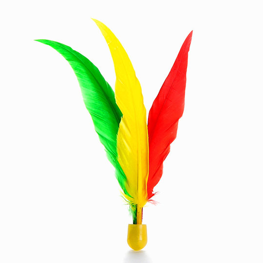 【三毛球11个】板羽球毽球板球板羽拍成人羽毛高弹力羽球健身运动