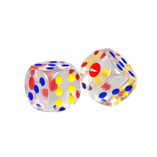 Игральные кости, большая игрушка, цвет, 30mm