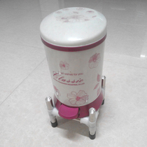 Bathroom trash can rack waterproof shelve toilet toilet bucket containing cushion high placement rack stainless steel