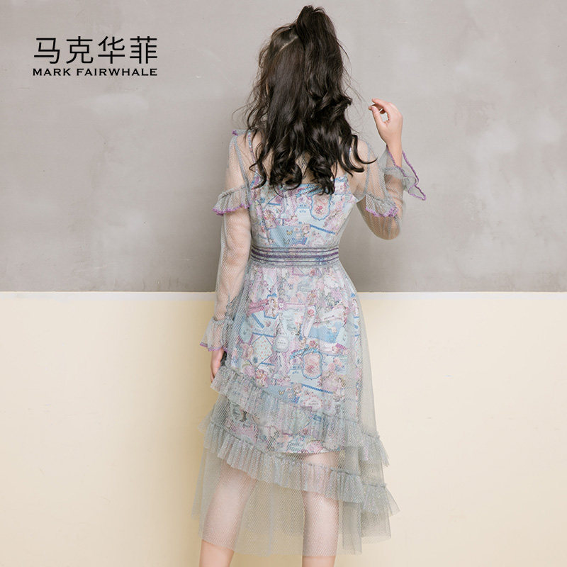 马克华菲重工工艺2020秋装连衣裙 马克华菲女装连衣裙