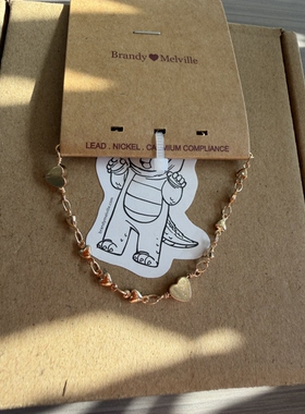 bm爱心手链女新超美小众设计感手饰大学生时尚百搭款国内代购正品