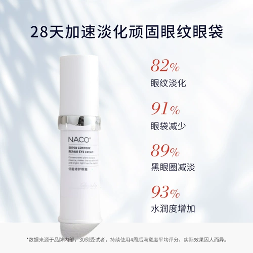 NACO Осветляющий увлажняющий подтягивающий крем для глаз от тусклости кожи от мешков под глазами подходит для мужчин и женщин, против морщин