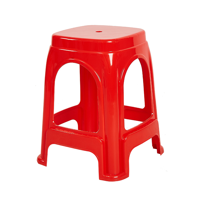 加厚塑料凳子红色家用方凳高凳板凳浴室凳换鞋凳大排档餐桌凳椅子 - 图3