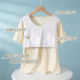 Summer 100% cotton bra-free pajamas ເສື້ອຍືດແຂນສັ້ນ