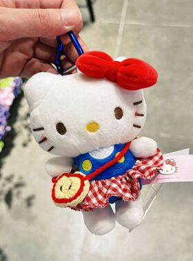 kitty苹果挎包kt玩偶女生背包挂件挂饰包包礼物钥匙扣闺蜜