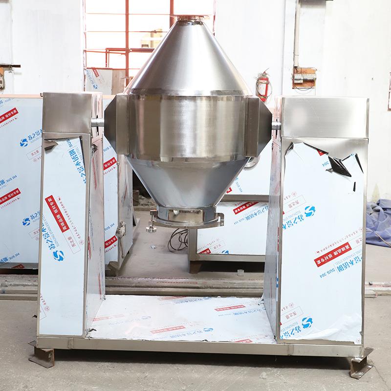 双锥混合机不锈钢食品干粉颗粒自动电动混料机立式搅拌机厂家供应 - 图0