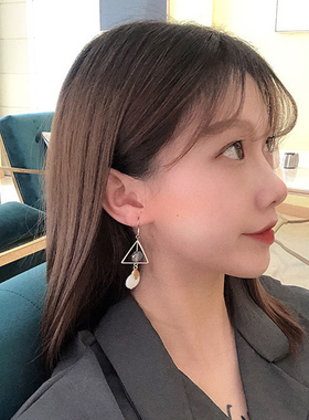 水中的奥菲利亚少女复古美学耳环