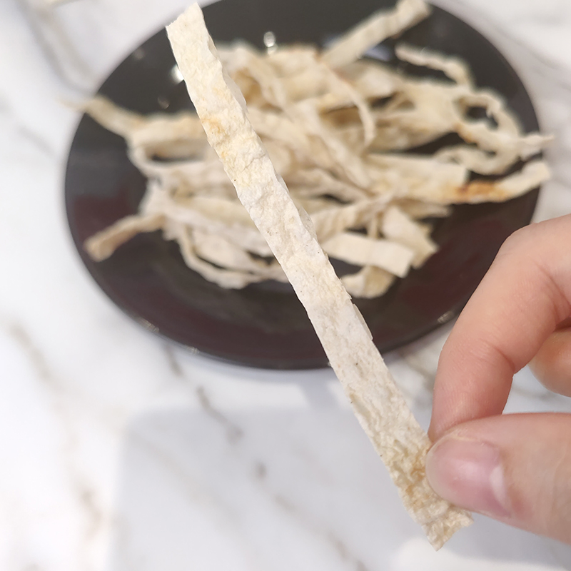 台湾风味北海鳕鱼香丝宽条600g海味即食特产休闲大包营养小吃零食-图1