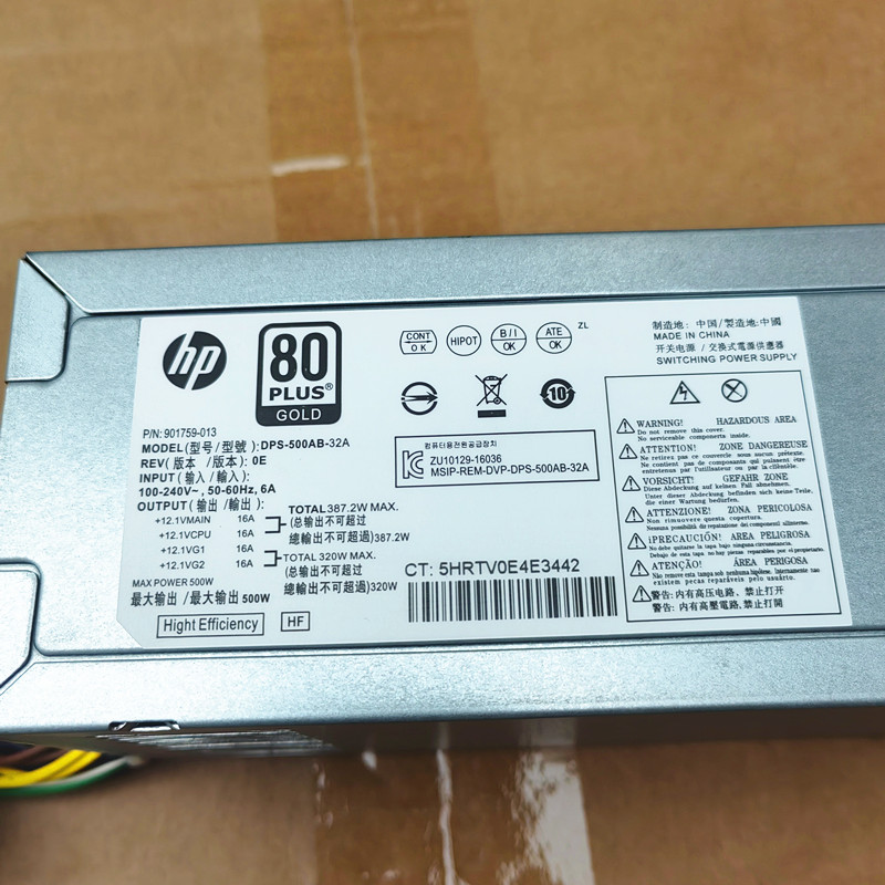 HP Z2 280 288 800 880G3 G4 G5电源DPS-500AB-32A D19-310P2A-图1