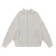 Spring high-street off-shoulder zipper cardigan jacket