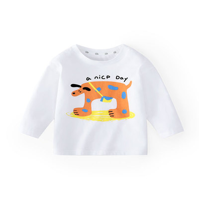 儿童T恤春装宝宝纯棉长袖上衣