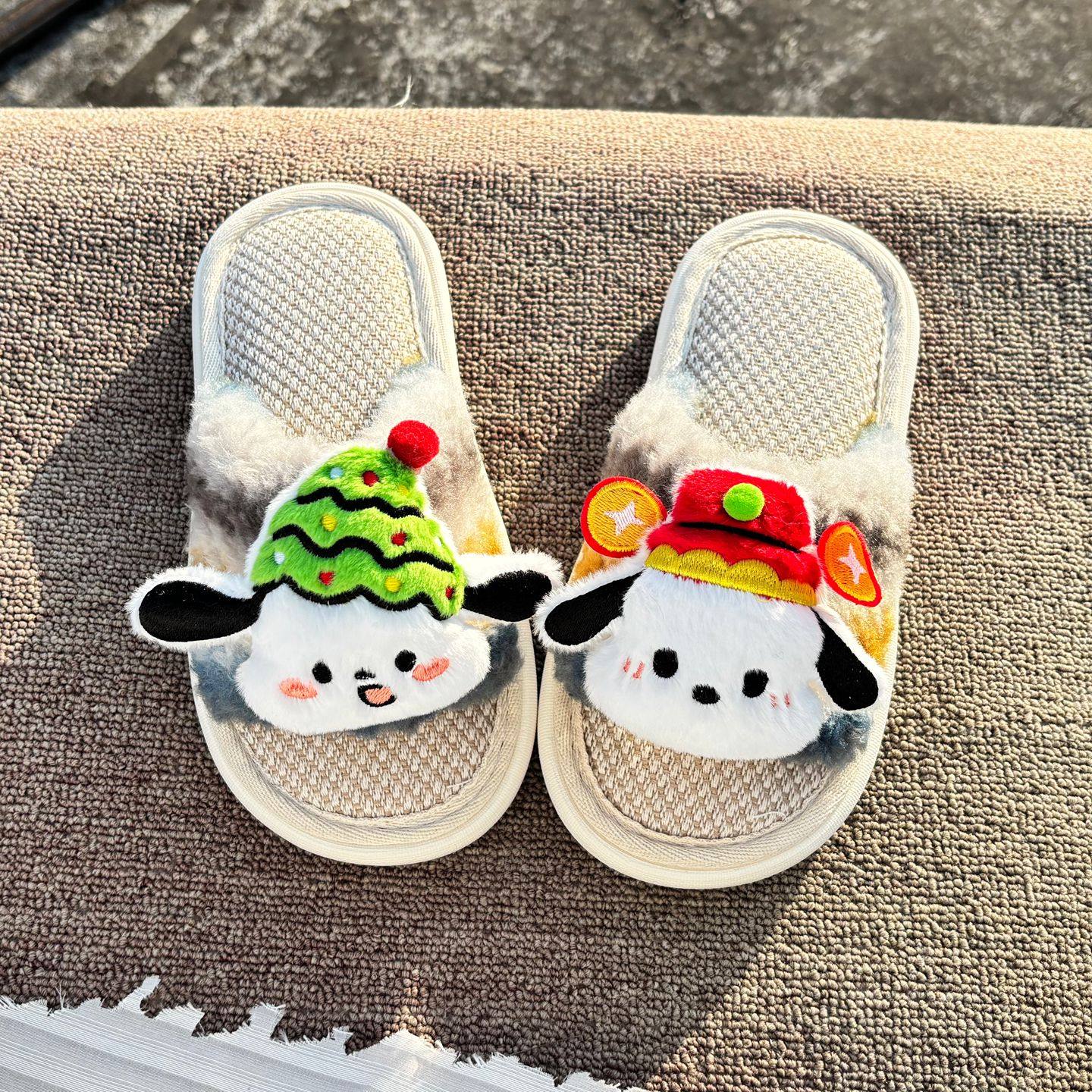 儿童亚麻拖鞋女童2026新款春秋室内居家防滑男童卡通四季棉麻拖鞋,淘宝优惠券,粉丝福利购,淘宝优惠卷