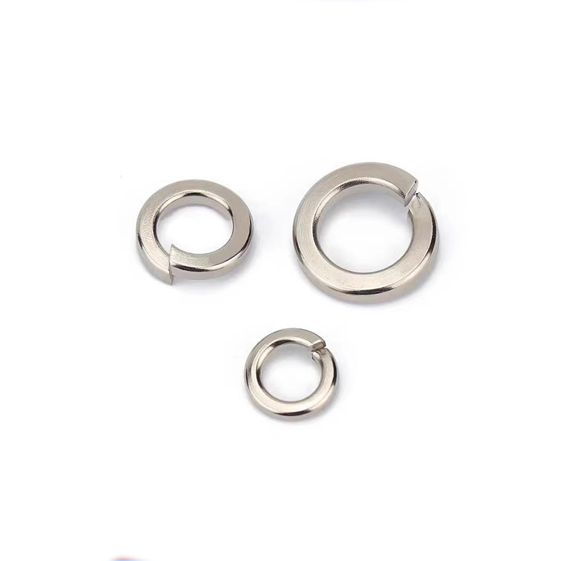 发黑镀锌弹垫国标碳钢GB93镀镍彩锌弹簧垫圈开口弹性垫片M3M4-M48 - 图2