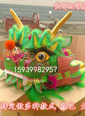 定制人穿服装麒麟双人麒麟服装道具麒麟送福送子民间社火表演包邮