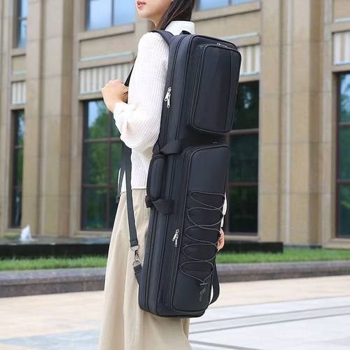 大容量九孔台球杆袋1/2多功能手提单肩双肩背杆盒便携球杆包 - 图1