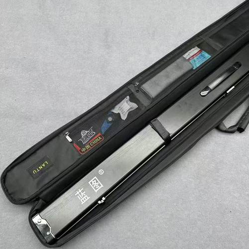 蓝图新款外包台球杆盒外包保护套一体通杆防水杆包双槽耐磨三槽袋 - 图2