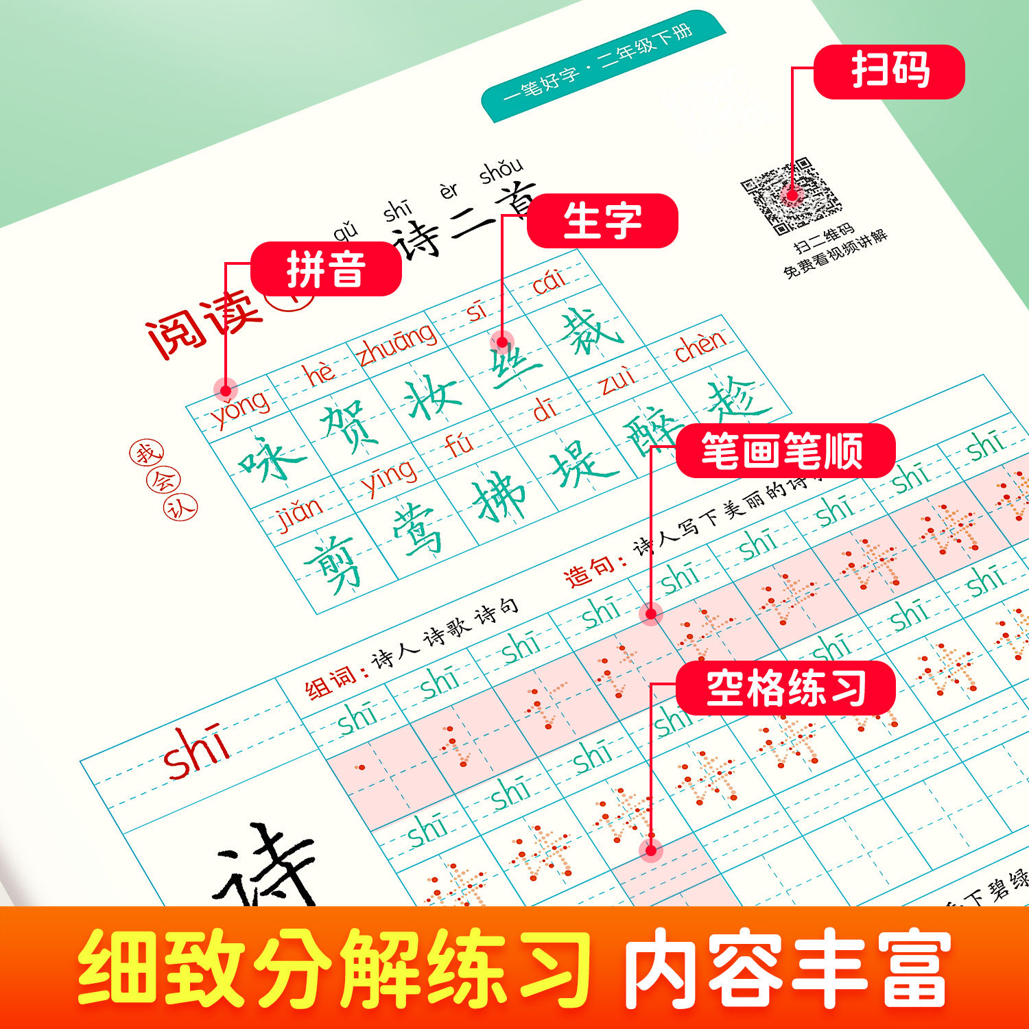 2026春新版!人教版1-6年级语文步练字帖课本同步教学一二三四五六年级上册下册楷书语文字帖小学生专用每日一练正楷硬笔书法练习本
