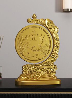 礼物圆家居办公室招财创意工艺品