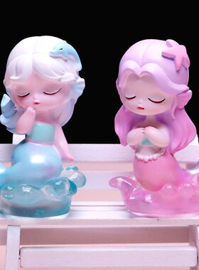 手办创意盲盒礼物女生少女摆件