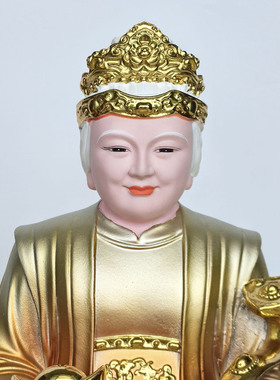 土地公婆神像一对树脂土地公像福德正神土地爷土地奶神像土地公公