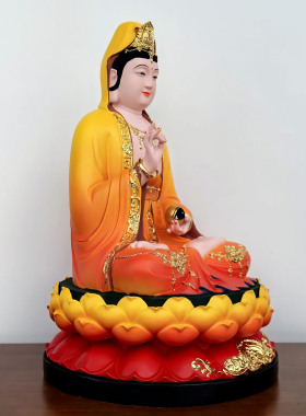 眼光娘娘神像树脂眼光菩萨明目元君菩萨树脂神像摆件