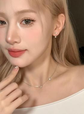 hucares「银河璀璨」原创爆闪锆石项链手链头号甜妹小众设计