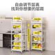 Kitchen microwave oven multi-layer storage rack