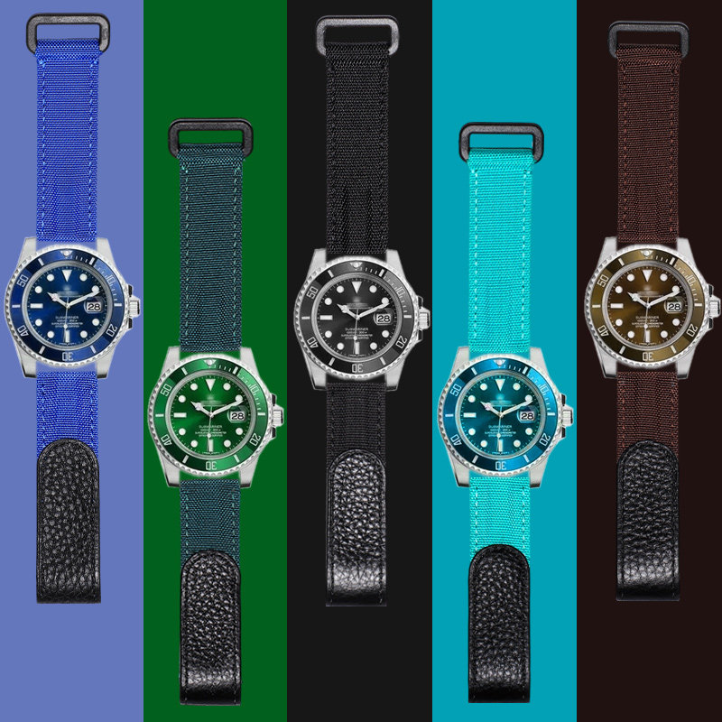 代用劳力士迪通拿欧米茄联名款尼龙 泊格配件