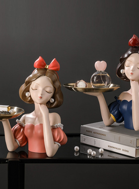 白雪公主欧式收纳摆件手工彩绘