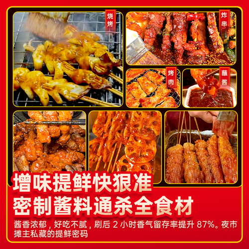 烧烤酱商用烧烤专用刷酱调料蘸酱蘸料铁板烧酱料烤肉酱炸串刷料酱 - 图1
