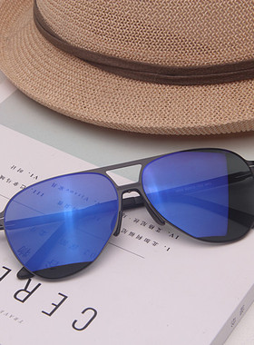 优雅男士偏光太阳镜旅游开车