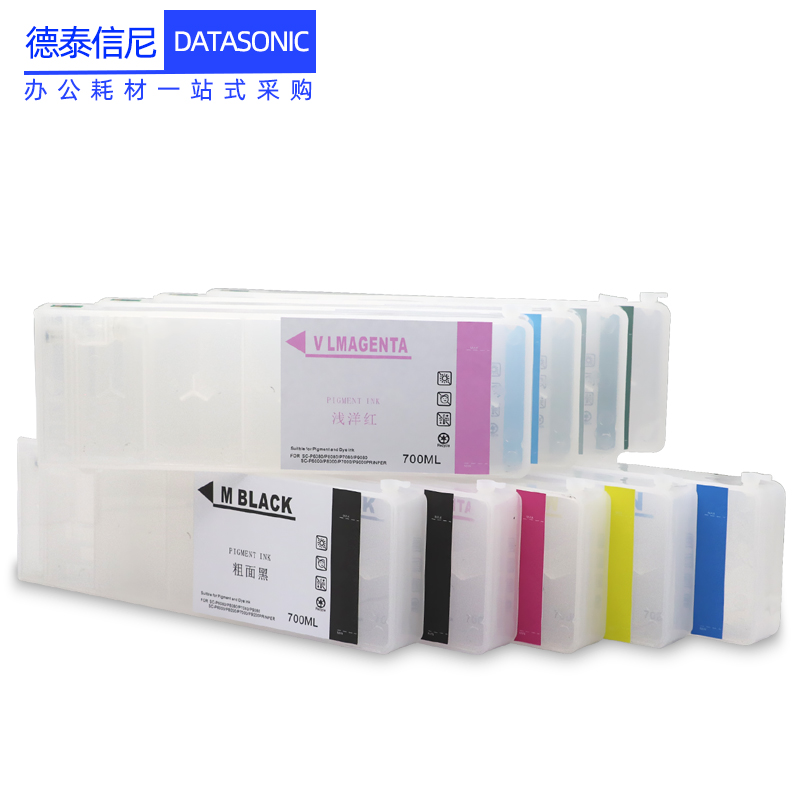 DAT适用爱普生Epson 7908 9908 7900 9900 9890 7910 9910 9710 7710 7890 7700 填充T6361-T6369连供墨水盒 - 图0