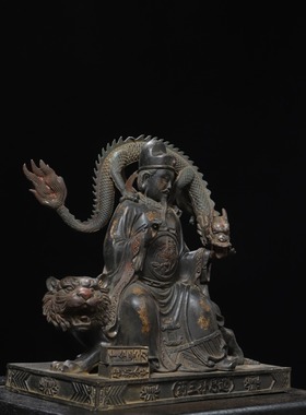 纯铜药王菩萨孙思邈神像雕塑医仙铜像医馆中医院门诊门厅药铺摆件