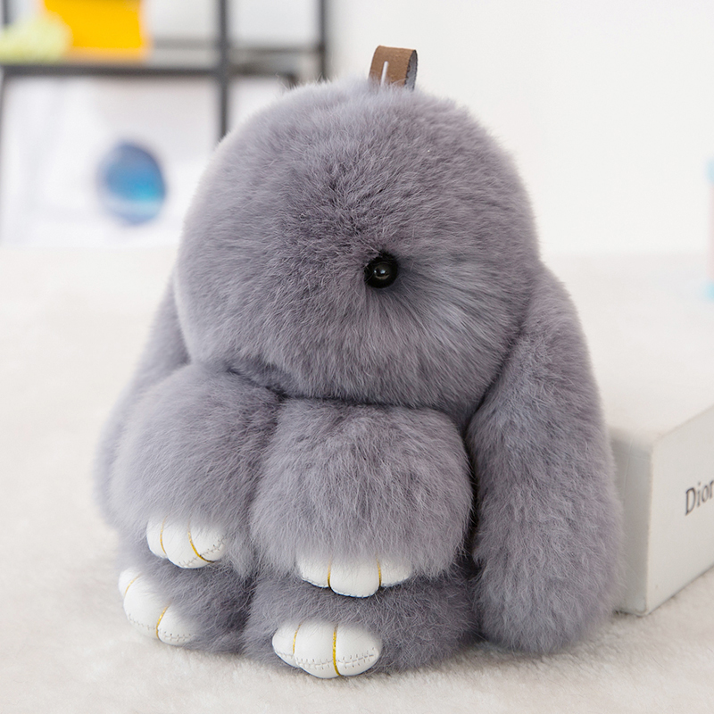 韩国萌兔玩偶小兔子毛绒玩具垂耳兔公仔迷你可爱长耳兔兔书包挂件-图0